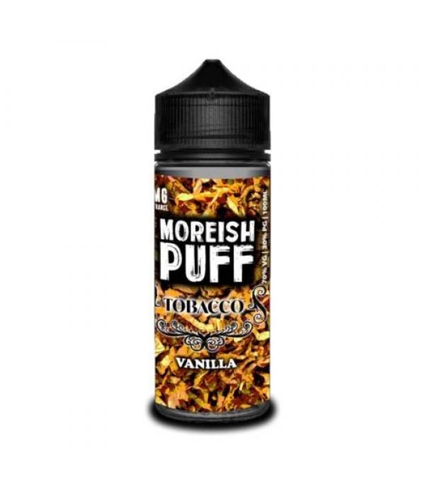 MOREISH PUFF VANILLA TOBACCO 100ML SHORTFILL E LIQUID 70VG VAPE