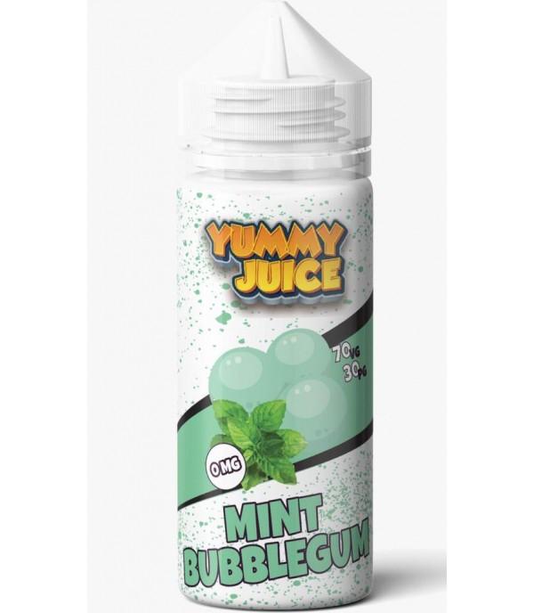 Mint Bubblegum by Yummy Juice 100ML E Liquid 70VG Vape 0MG Juice