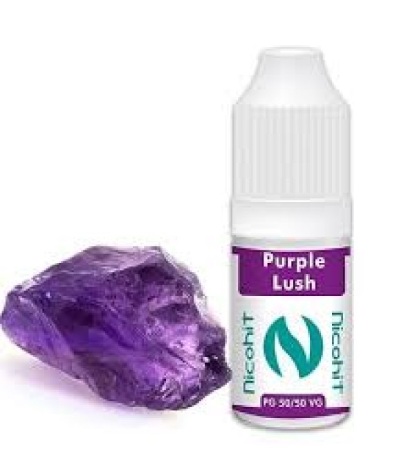 NICOHIT PURPLE LUSH E LIQUID E JUICE 10ML TPD 3/6/12/18MG MULTIBUY