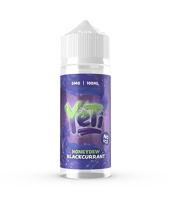 No Ice Range - Honeydew Blackcurrant By Yeti | 100ML E Liquid | 70VG Vape | 0MG Juice