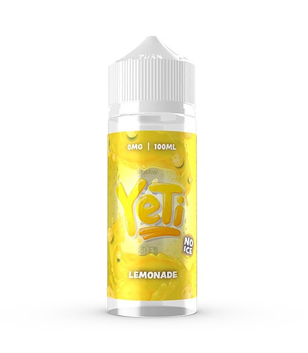 No Ice Range - Lemonade By Yeti | 100ML E Liquid | 70VG Vape | 0MG Juice
