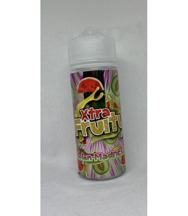 Melon Madness XTRA Fruity. 100ML E-liquid, 0MG vape, 70VG/30PG juice