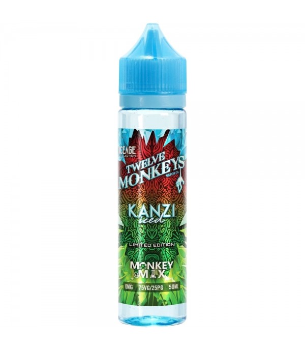 KANZI ICED E-LIQUID BY TWELVE 12 MONKEYS SHORTFILL 75VG 50ML 0MG