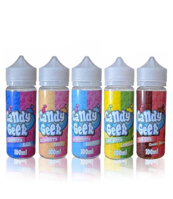 Sour apple lemonade by Candy Geek 100ml Shortfill E Liquid E Juice 70VG Vape