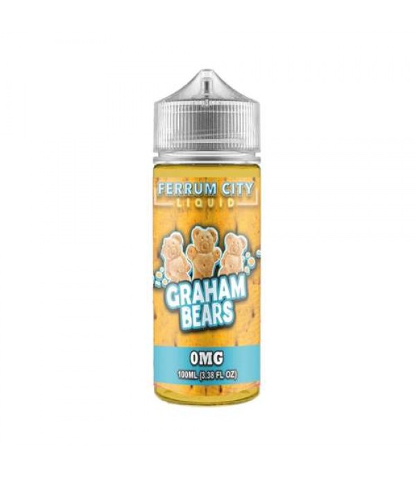Graham Bears By Ferrum City 100ML E Liquid 70VG Vape 0MG Juice