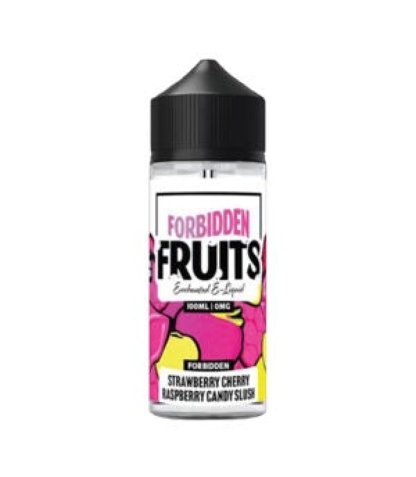 Strawberry Cherry Raspberry Candy Slush By Forbidden Fruits 100ML/200ML E Liquid 70VG 30PG Vape 0MG/3MG Juice