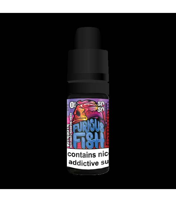 FURIOUS FISH 10ML VERRY BERRY E LIQUID 50VG VAPE TPD COMPLIANT MULTIBUY