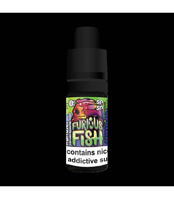 FURIOUS FISH 10ML FRUIT FIZZIES E LIQUID 50VG VAPE TPD COMPLIANT MULTIBUY