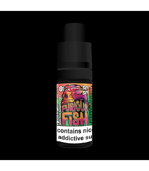 FURIOUS FISH 10ML FOREST FRUITS E LIQUID 50VG VAPE TPD COMPLIANT MULTIBUY