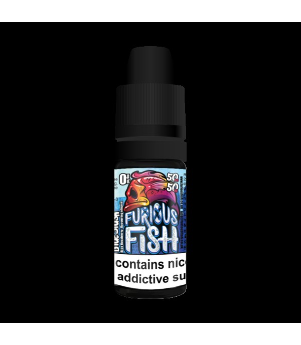 FURIOUS FISH 10ML BLUE SLUSH E LIQUID 50VG VAPE TPD COMPLIANT MULTIBUY