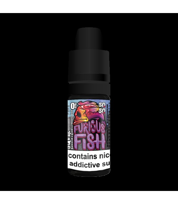 FURIOUS FISH 10ML BLACK ICE E LIQUID 50VG VAPE TPD COMPLIANT MULTIBUY