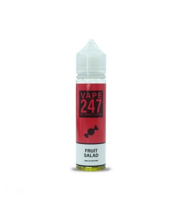 Fruit Salad By Vape 247, 50ML E Liquid 70VG Vape 0MG Juice