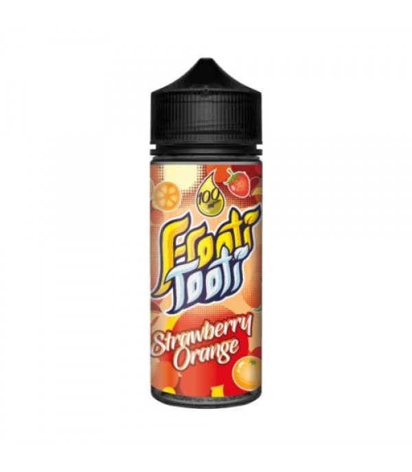 STRAWBERRY ORANGE E LIQUID BY FROOTI TOOTI 100ML SHORTFILL 70VG VAPE