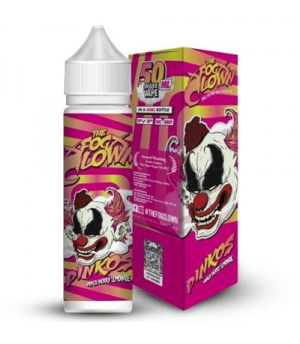 FOG CLOWN – PINKOS E-LIQUID 50ML SHORTFILL E LIQUID 70VG VAPE