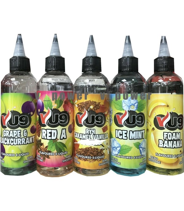 Foam Banana by VU9 Flavoured 80ml Shortfill E Liquid Juice 50VG Vape