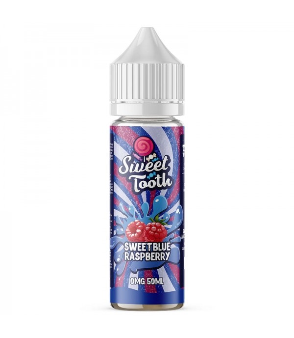 Sweet Blue Raspberry by Sweet Tooth 50ML E Liquid, 70VG Vape, 0MG Juice