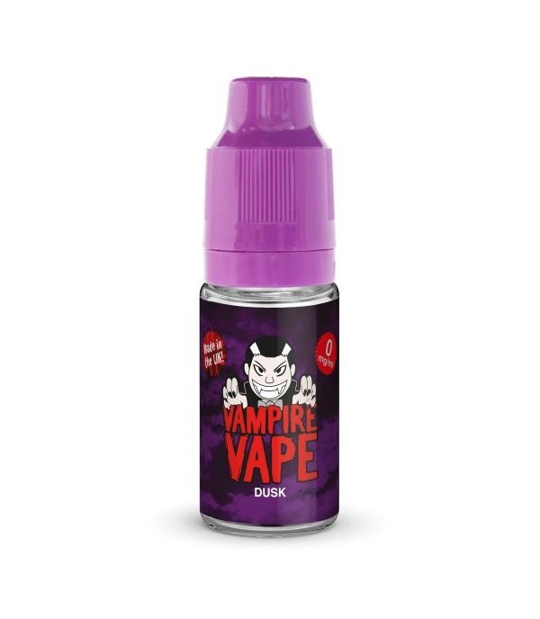 Dusk By Vampire Vape 10ML E Liquid. All Strengths Of Nicotine Juice