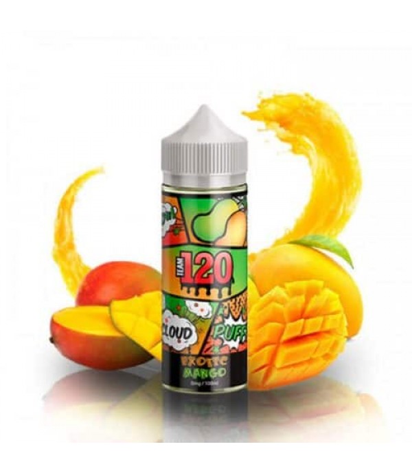 TEAM 120 – EXOTIC MANGO 100ML SHORTFILL E Liquid 70VG VAPE