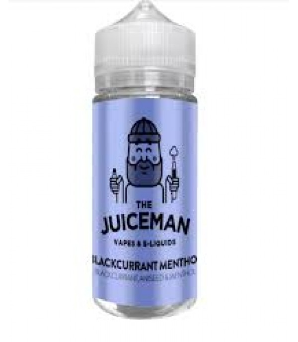 THE JUICEMAN BLACKCURRANT MENTHOL 100ML E Liquid Shortfill 50VG Vape Juice