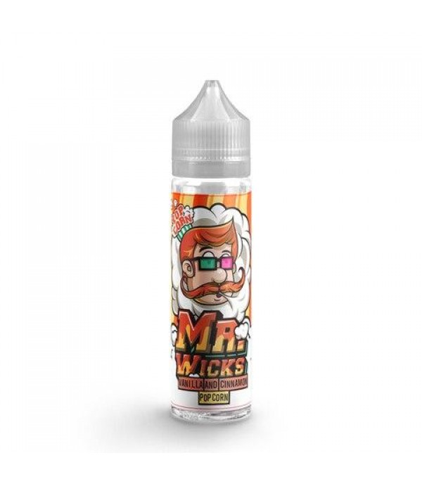 Vanilla and Cinnamon Popcorn by Mr Wicks 50ml Shortfill E Liquid 70VG Vape