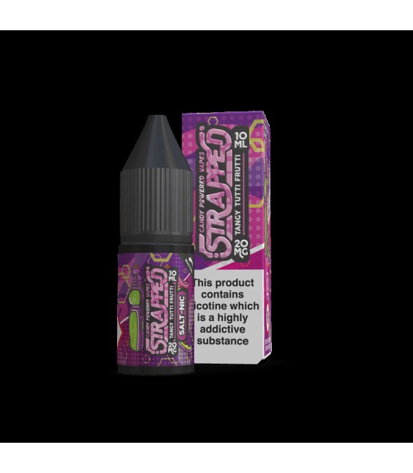 Tangy Tutti Frutti By Strapped Nic Salt 10ML E Liquid 60VG Vape 10MG/20MG Juice