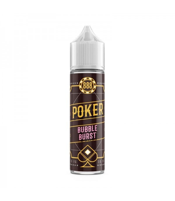 Bubble Burst By 888 Poker 50ML E Liquid 70VG Vape 0MG Juice