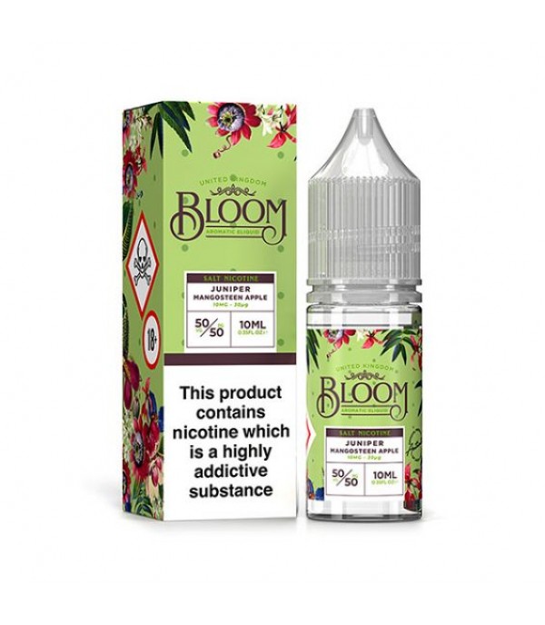 Juniper Mangosteen Apple By Bloom Nic Salts 10ML E Liquid 50VG Vape 10MG/20MG Juice