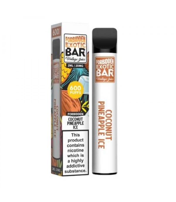 Coconut Pineapple Ice - Forbidden Fruits Disposable Vape Pod 600 Puffs 20MG 50VG