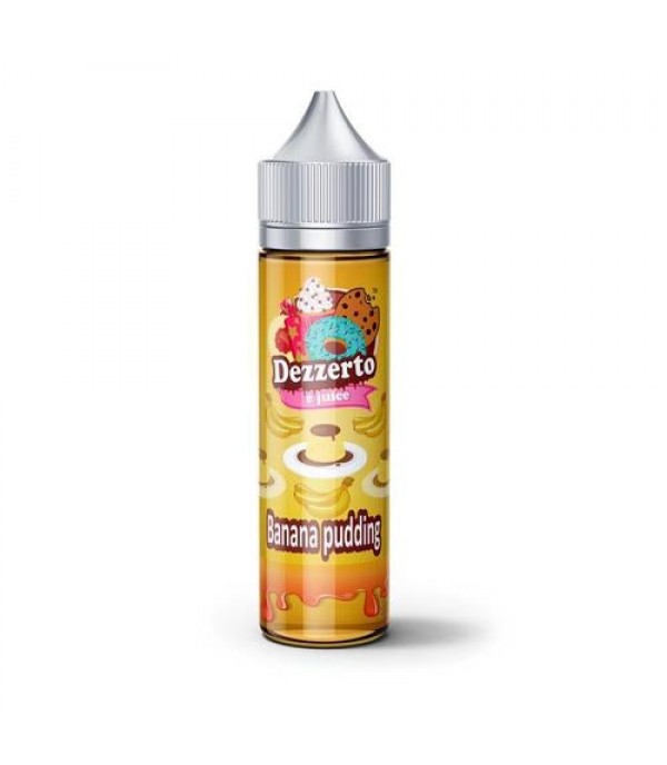 Banana Pudding By Dezzerto 50ML E Liquid 70VG Vape 0MG Juice