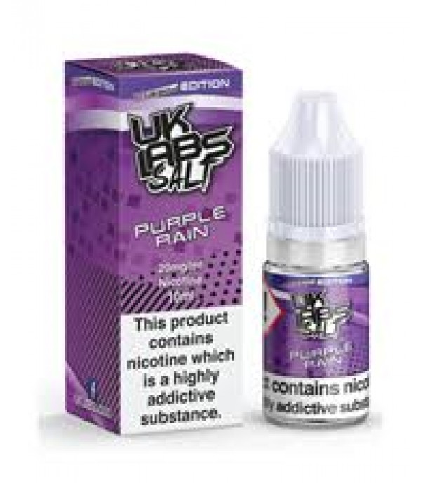 UK LABS NIC SALT PURPLE RAIN 10ML TPD 20MG E LIQUID JUICE MULTIBUY