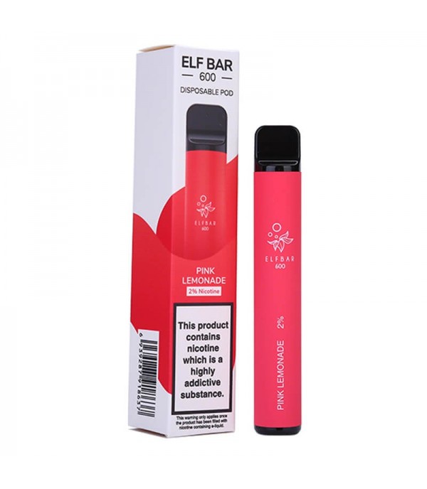 Pink Lemonade by Elf Bar 600 Puff Disposable Pods